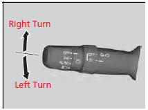The turn signals can be used when the power