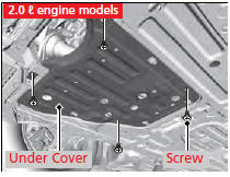 1. Run the engine until it reaches normal