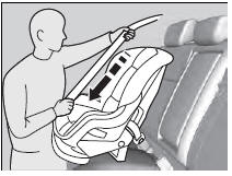 5. Grab the shoulder part of the seat belt near