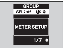 2. Press the SEL/RESET button to go into the