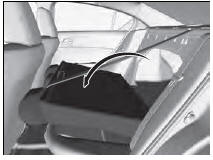 3. Fold the seat-back down.