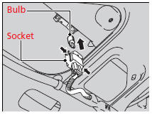 3. Remove the license plate light assembly by