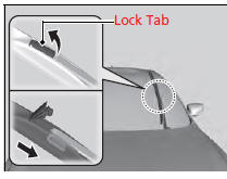 2. Place a cloth on the edge of the lock